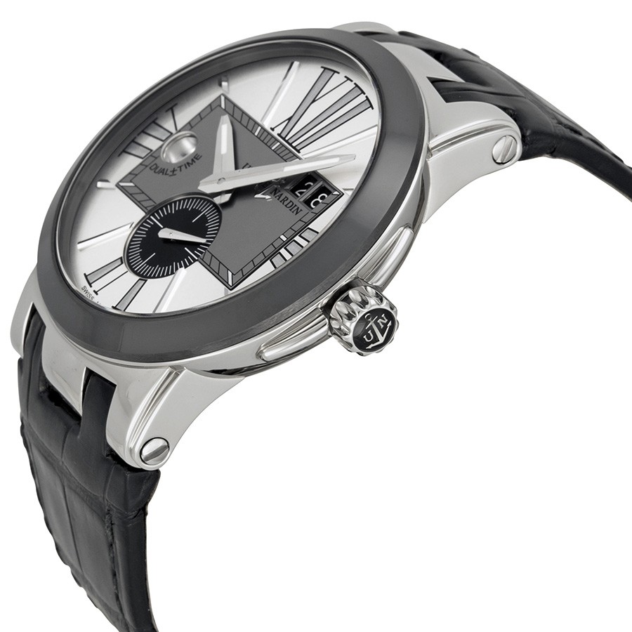 IMG_9085 Ulysse Nardin 243-00/421 Executive Mens Automatic Stainless Steel Replica 2