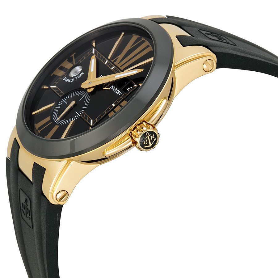 IMG_9085 Ulysse Nardin 246-00-3/42 Executive Mens Automatic 18kt Rose Gold Replica 2