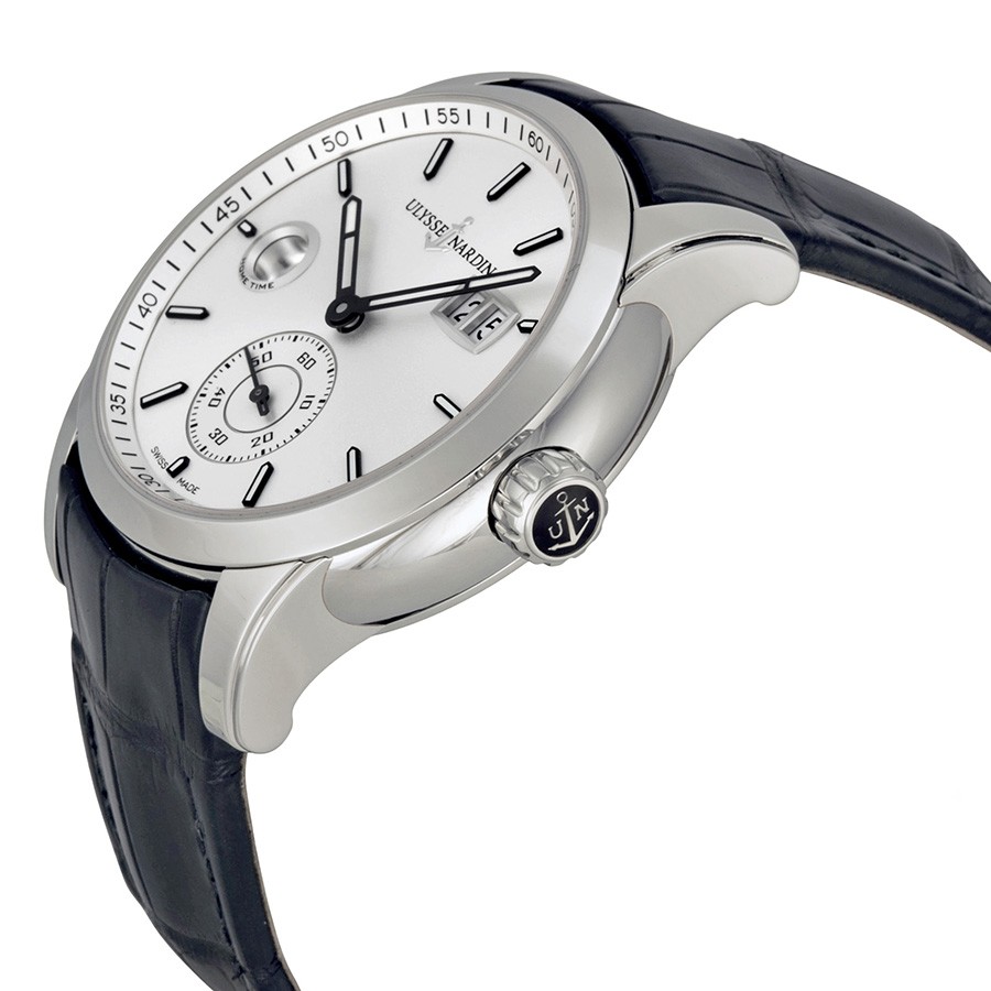 IMG_9085 Ulysse Nardin 3343126-91 GMT Dual Time Mens Automatic Stainless Steel Replica 2