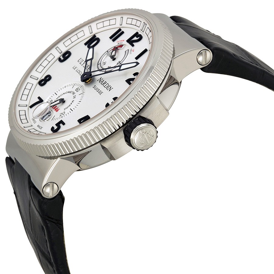 IMG_9085 Ulysse Nardin 1183126/61 Marine Mens Automatic Stainless Steel and Titanium Replica 2