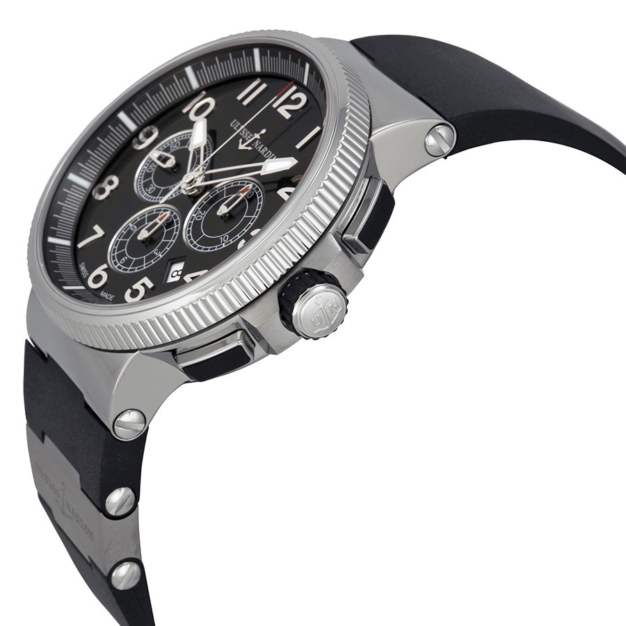 Ulysse Nardin 1503-150-3/62 Marine Mens Automatic Titanium and Stainless Steel Replica 2