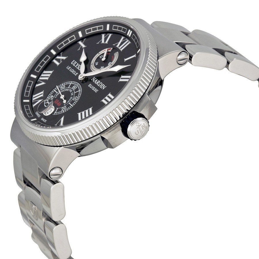 IMG_9085 Ulysse Nardin 1183-126-7M/42 Marine Chronometer Mens Automatic Stainless Steel Replica 2