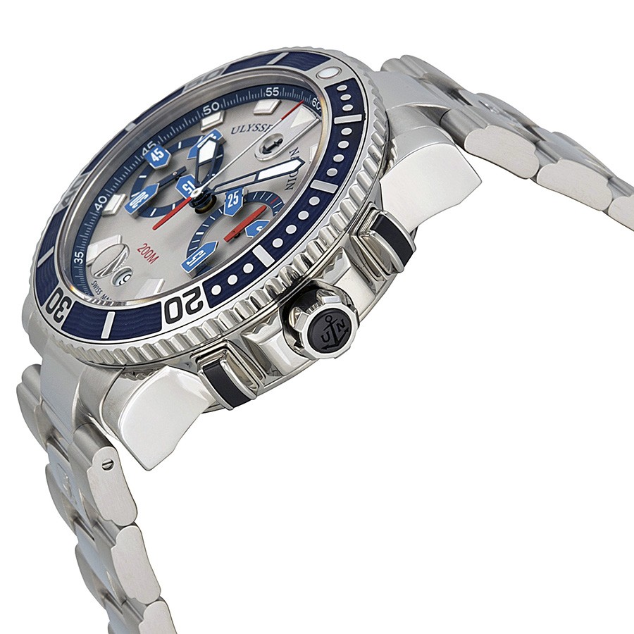 IMG_9085 Ulysse Nardin 8003-102-7/91 Maxi Marine Mens Automatic Stainless Steel Replica 2