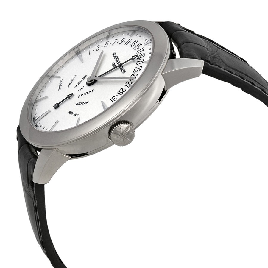 IMG_9085 Vacheron Constantin 86020/000G-9508 Patrimony Mens Automatic 18kt White Gold Replica 2