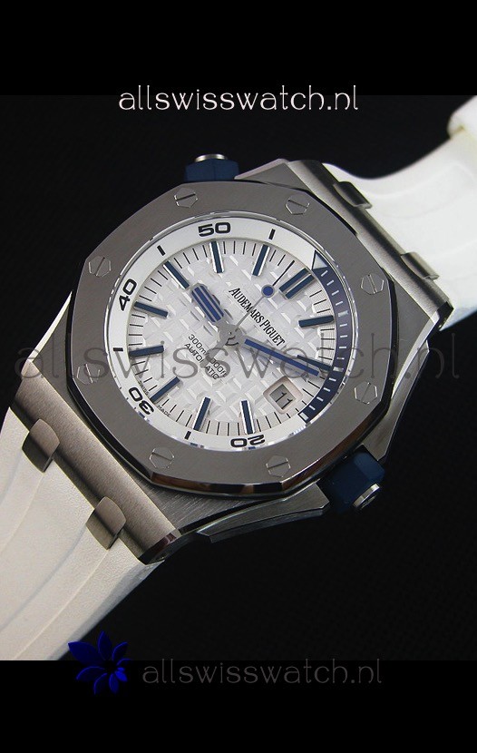 IMG_9086 Audemars Piguet Royal Oak New Diver 1:1in White 3