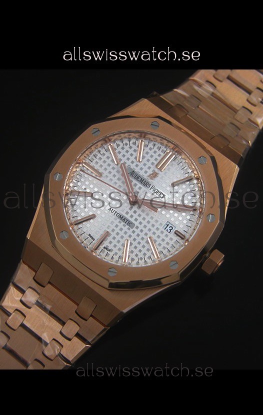 IMG_9086 Audemars Piguet Royal Oak 42MM in Rose Gold - Ultimate 1:1 3120 Movement 3