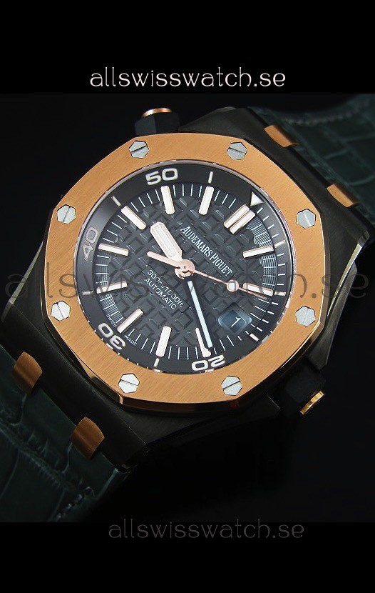 IMG_9086 Audemars Piguet Royal Oak Diver Ember Limited Edition 1:1 Mirror 3120 Movement 3
