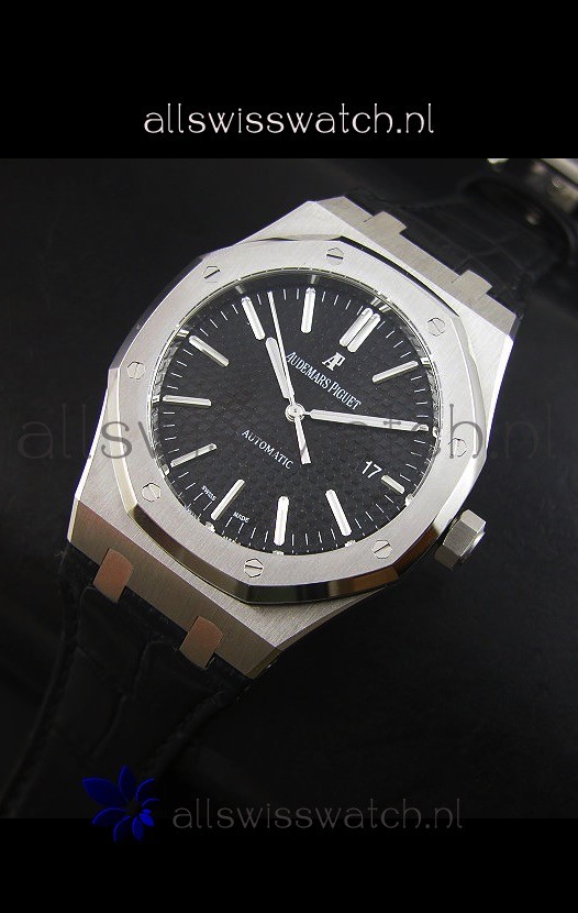 IMG_9086 Audemars Piguet Royal Oak 41MM in Leather Strap - Ultimate 1:1 3120 Movement 3