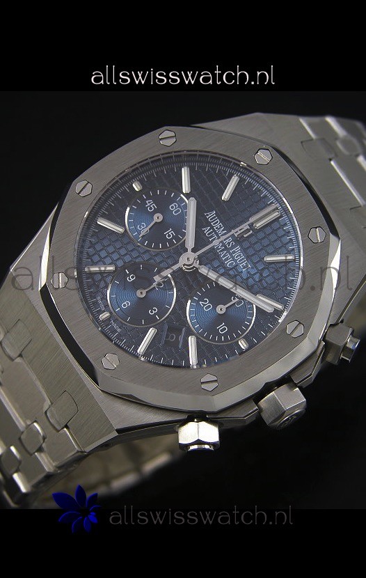 IMG_9086 Audemars Piguet Roal Oak in Blue Dial 1:1 Mirror 3