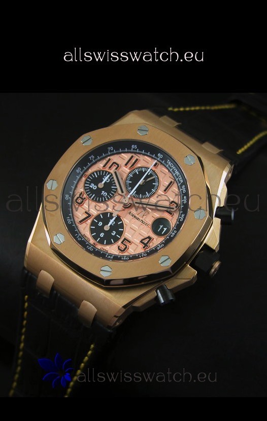 Audemars Piguet Royal Oak Offshore THEMES Pink Gold Casing  3