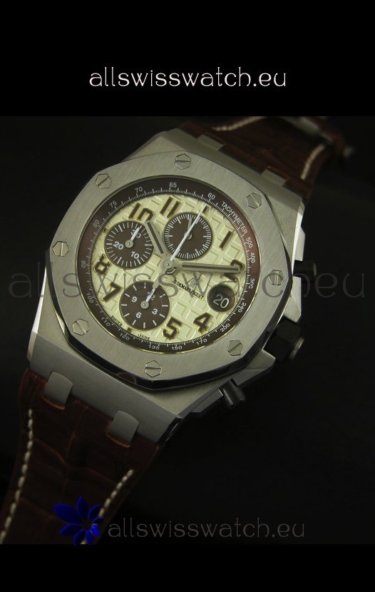 IMG_9086 Audemars Piguet Royal Oak Offshore White Safari Edition - 1:1 Mirror 3