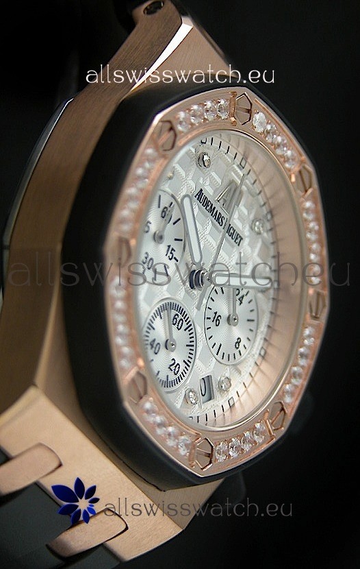 IMG_9086 Audemars Piguet Royal Oak Offshore Lady Alinghi in White Checkered Dial 3