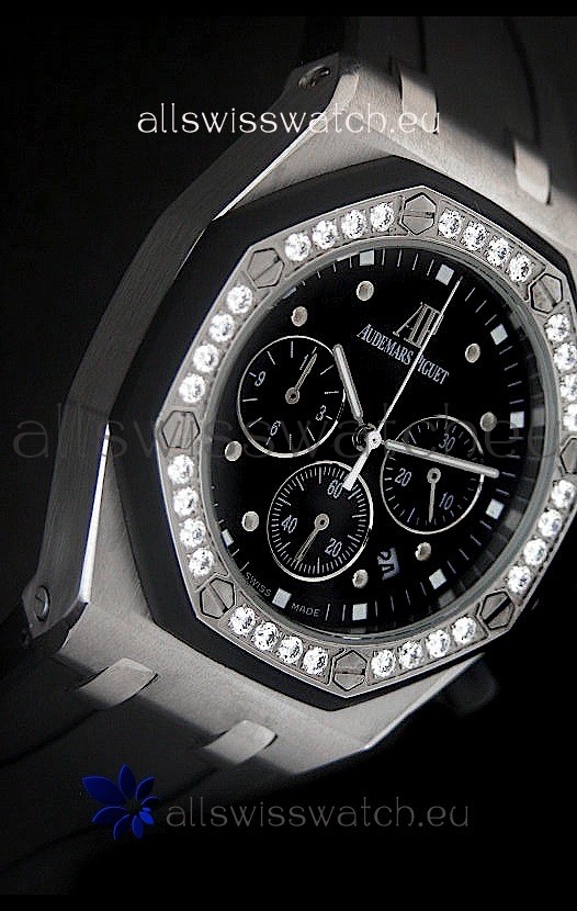 IMG_9086 Audemars Piguet Royal Oak Offshore Lady Alinghi in Black Dial 3