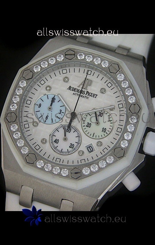 IMG_9086 Audemars Piguet Royal Oak Offshore Lady Alinghi in White Dial 3