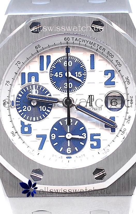 IMG_9086 Audemars Piguet Royal Oak Offshore Navy Edition in White Dial 3