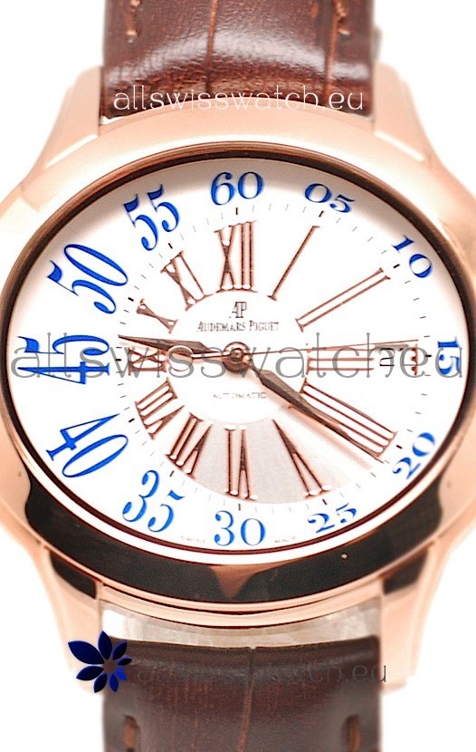 IMG_9086 Audemars Piguet Millenary Hour and Minute Swiss Rose Gold 3