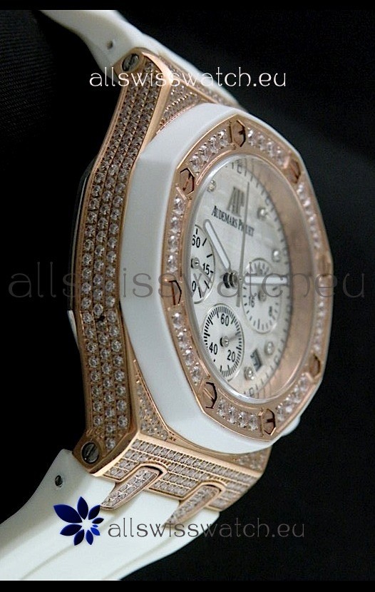 IMG_9086 Audemars Piguet Royal Oak Ladies Alinghi Limited Edition in White 3