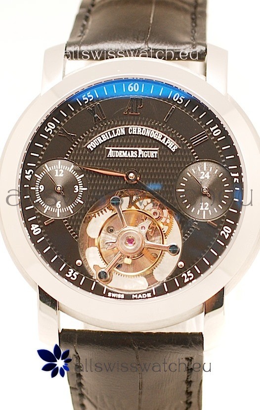 IMG_9086 Audemars Piguet Jules Audemars Tourbillon Chronograph in Black 3