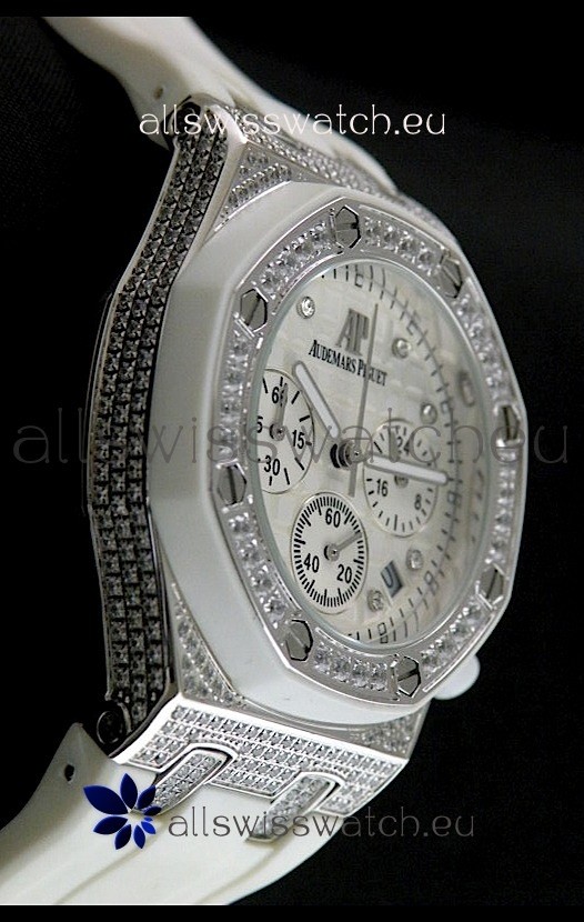 IMG_9086 Audemars Piguet Royal Oak Ladies Alinghi Limited Edition in White 3