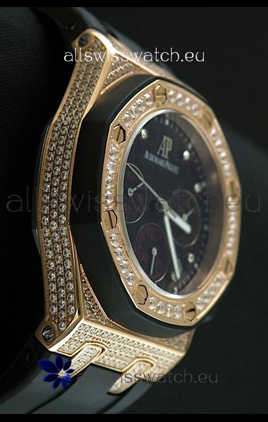 IMG_9086 Audemars Piguet Royal Oak Ladies Alinghi Limited Edition in Yellow Gold 3