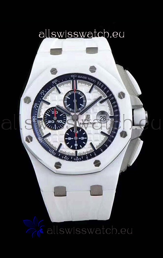 IMG_9086 Audemars Piguet Royal Oak Offshore White Ceramic - Ultimate 1:1 3126 Movement 3