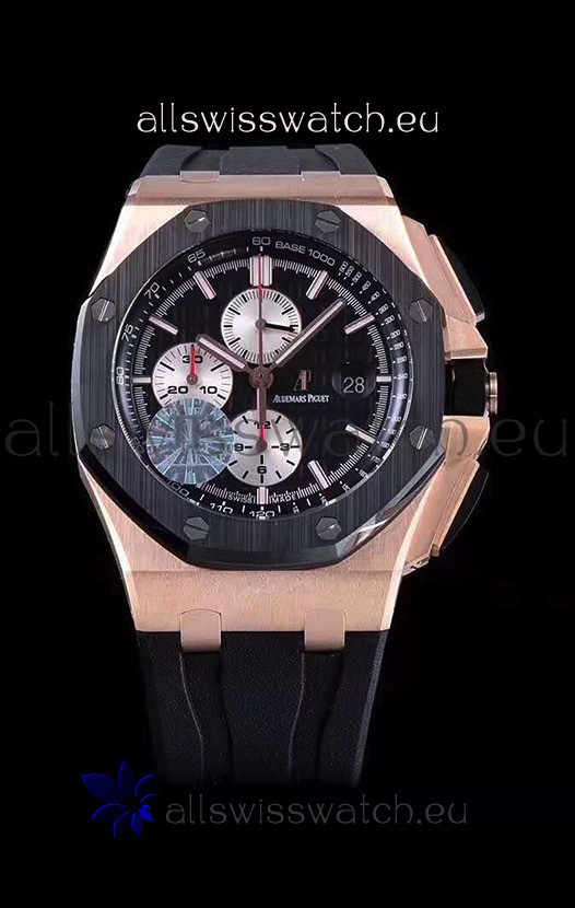 IMG_9086 Audemars Piguet Royal Oak Offshore 44MM Pink Gold 1:1 Mirror 904L Steel 3