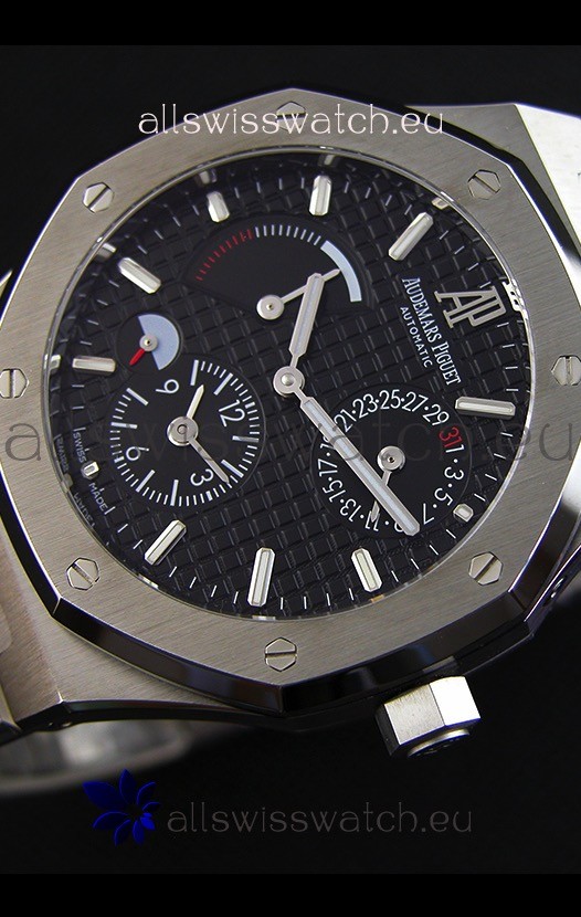 IMG_9086 Audemars Piguet Royal Oak Dual Timein Black Dial 3