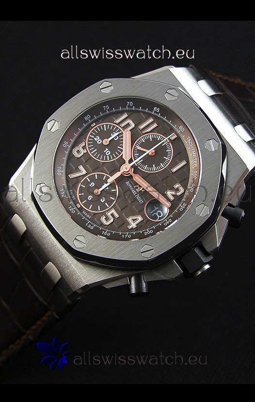IMG_9086 Audemars Piguet Royal Oak Offshore Brown Dial Chronograph 1:1 Mirror 3