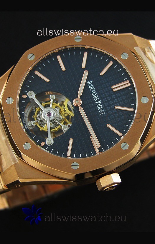 IMG_9086 Audemars Piguet Royal Oak Tourbillon 41mm Extra-Thin Dark Blue Dial 3
