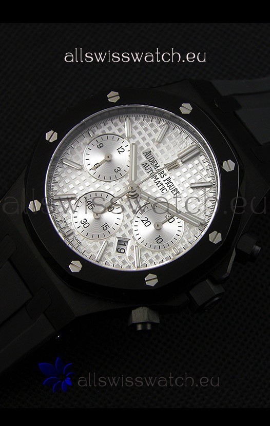 Audemars Piguet Royal Oak Chronograph Silver Toned Dial White Subdials 3