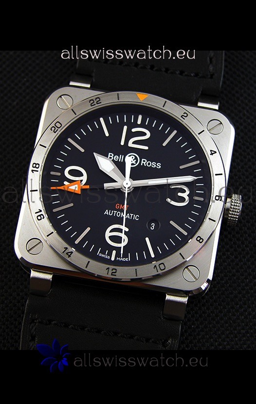 IMG_9086 Bell & Ross BR03-93 GMT Steel1:1 Edition 42MM 3
