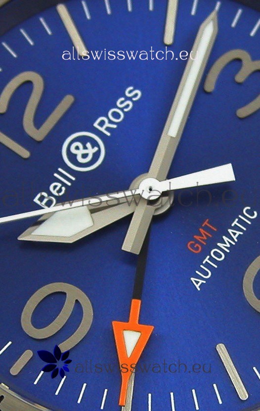 IMG_9086 Bell & Ross BR03-93 GMT SteelBlue Dial 1:1 Edition 42MM 3