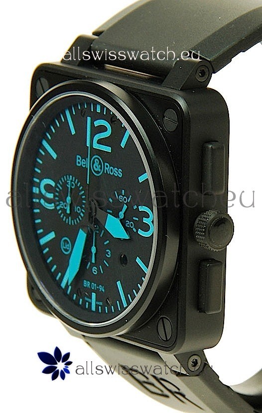 IMG_9086 Bell and Ross BR01-94 Edition Automatic in Blue Markers 3