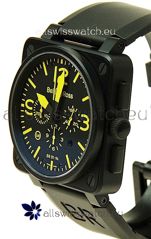 IMG_9086 Bell and Ross BR01-94 Edition Automatic in Yellow Markers 3