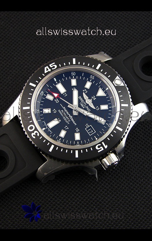 IMG_9086 Breitling SuperOcean 44 Special Steelwith Rubber Strap 3