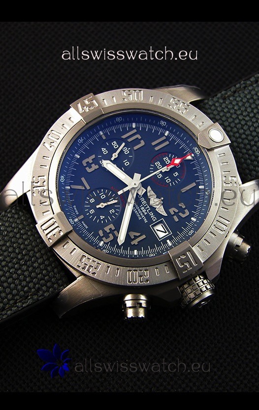 IMG_9086 Breitling Avenger BANDIT Titanium CaseBlack Dial 1:1 Mirror 3