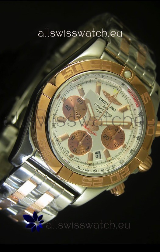 IMG_9086 Breitling Chronomat Evolutionin Pink Gold 3