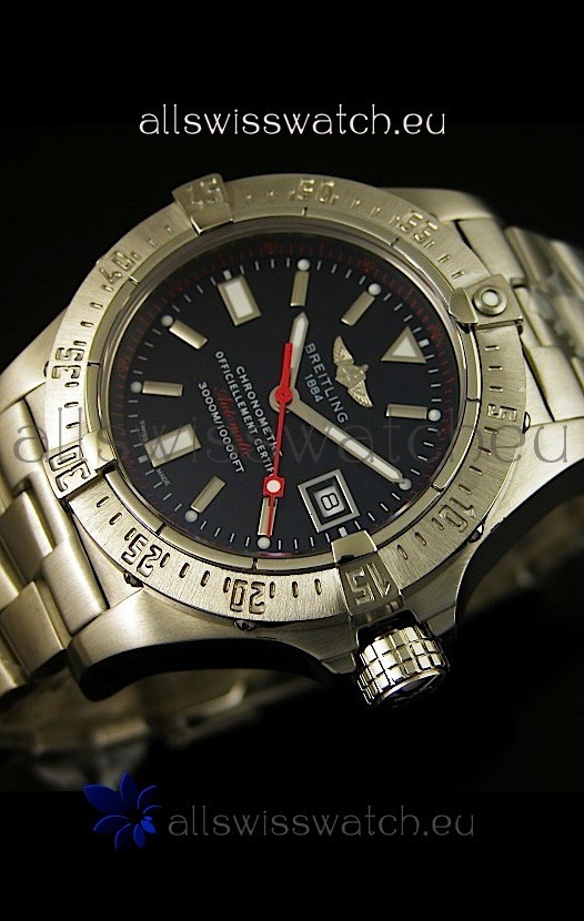 IMG_9086 Breitling Avenger Seawolfin Red Seconds Hands - 1:1 Mirror 3