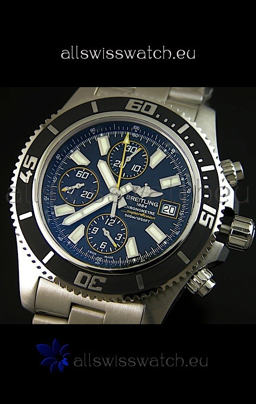 IMG_9086 Breitling SuperOcean Abyss Chronograph - 1:1 Mirror - 44MM Yellow 3
