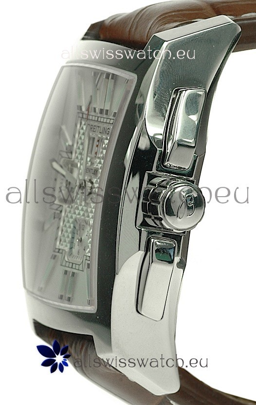 IMG_9086 Breitling For Bentley Flying B Chronograph Watch in Brown Strap 3