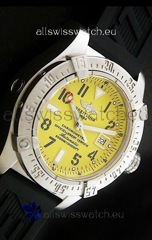 IMG_9086 Breitling Seawolf Automatic in Yellow Dial 3