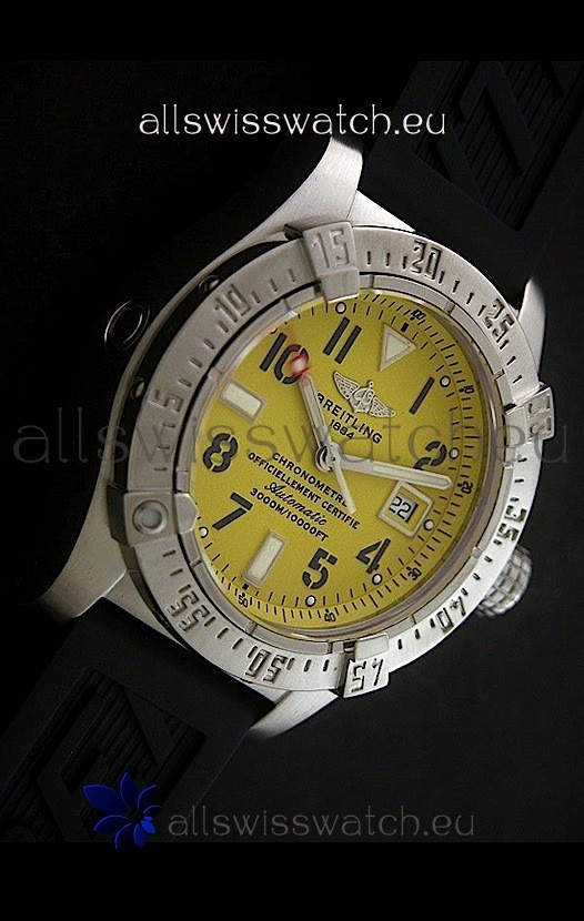 IMG_9086 Breitling Avenger Seawolfin Yellow Dial 3