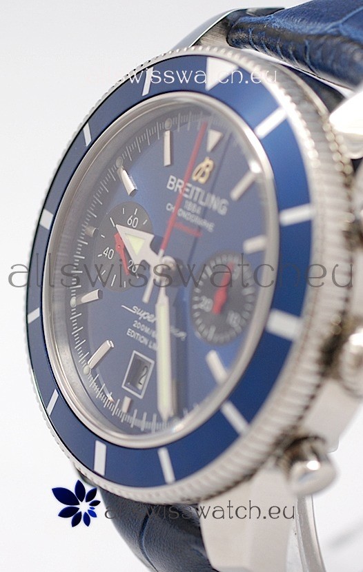 IMG_9086 Breiting Superocean 1884 Chronograph in Blue 3