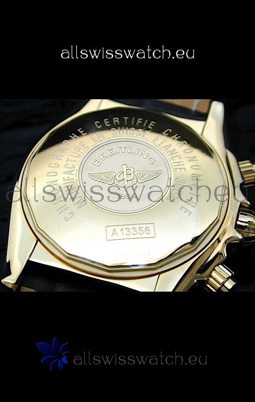 IMG_9086 Breitling Evolutionin Gold Case Blue Dial 3