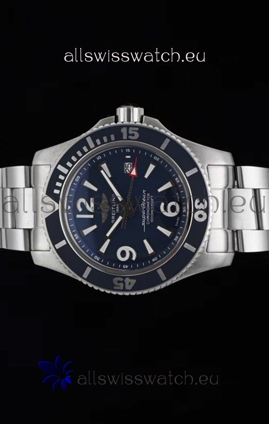 IMG_9086 Breitling Superocean Automatic 44 Steel - Navy Blue Dial 1:1 Mirror 3