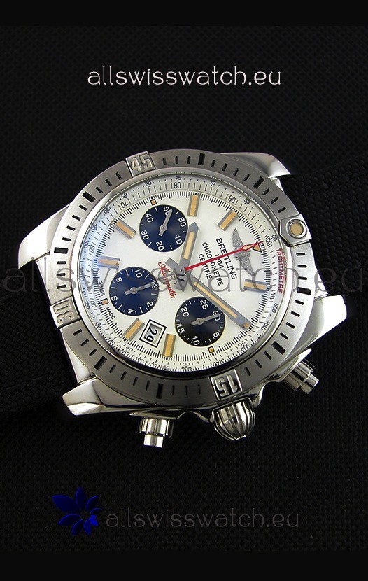IMG_9086 Breitling Chronomat Airborne White Dial 1:1 Mirror 3