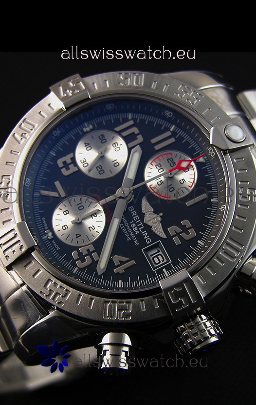 IMG_9086 Breitling Skyland Avenger ChronographDark Grey Dial 1:1 Mirror 3