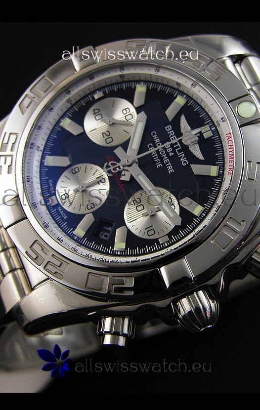IMG_9086 Breitling Chronomat B01 Black Dial1:1 Mirror Edition 3