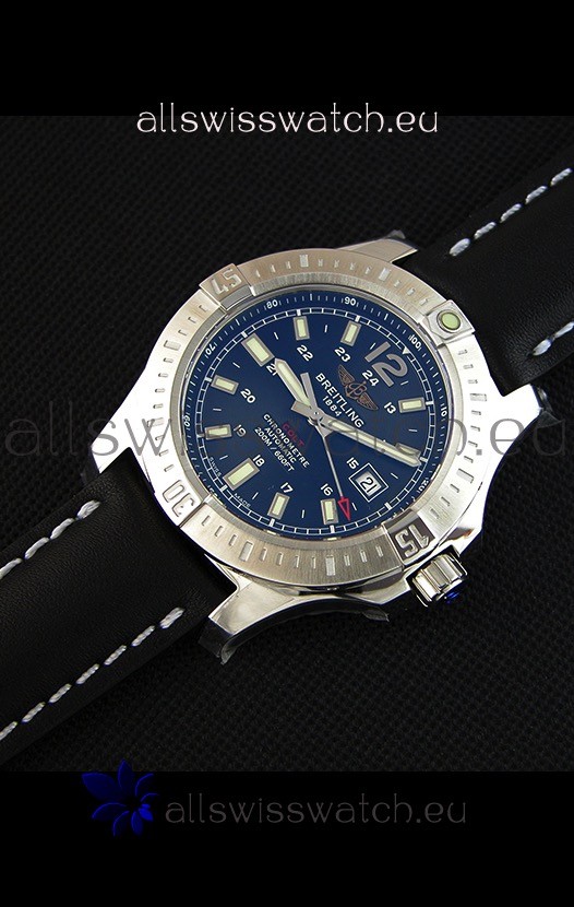 IMG_9086 Breitling Chronometre COLT 41 Blue Dial Automatic 3