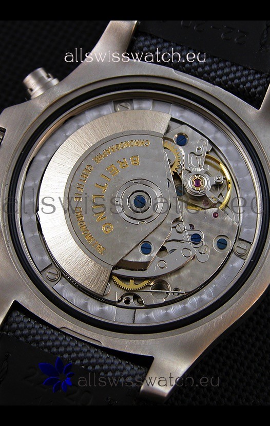 IMG_9086 Breitling Avenger Titanium CaseCarbon Dial 1:1 Mirror 3